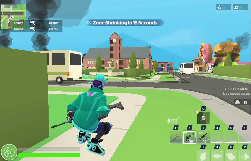 1v1 LOL game interface