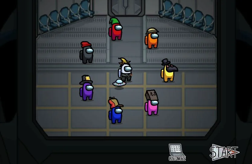 Among Us interface