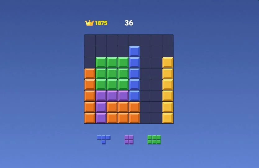 Block Blast gameplay interface