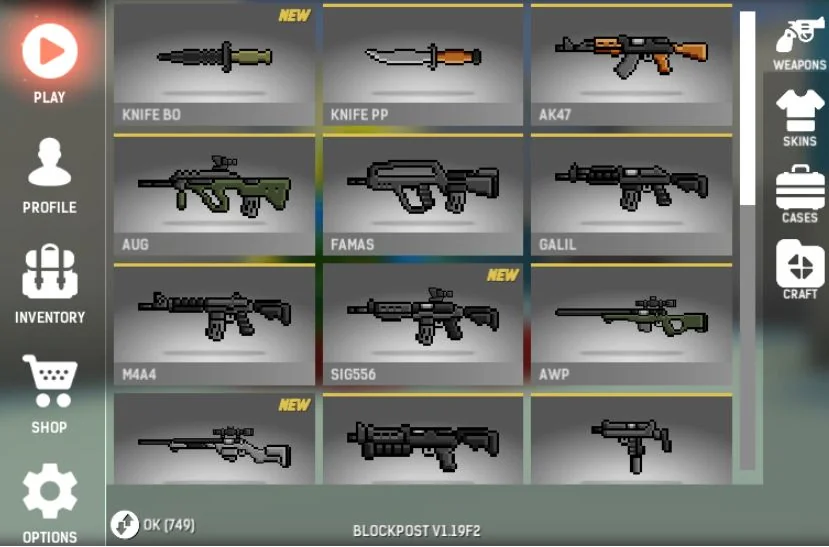 Blockpost Diverse Weapons and Customization Options