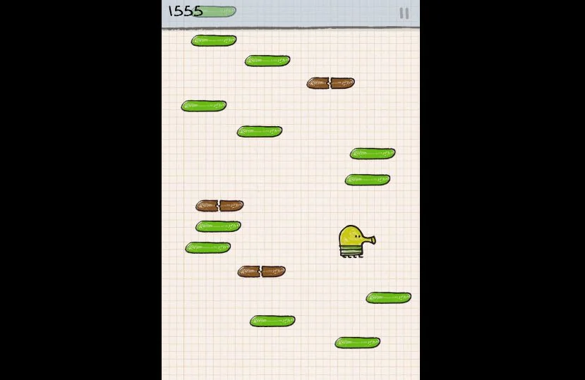 Doodle Jump gameplay interface