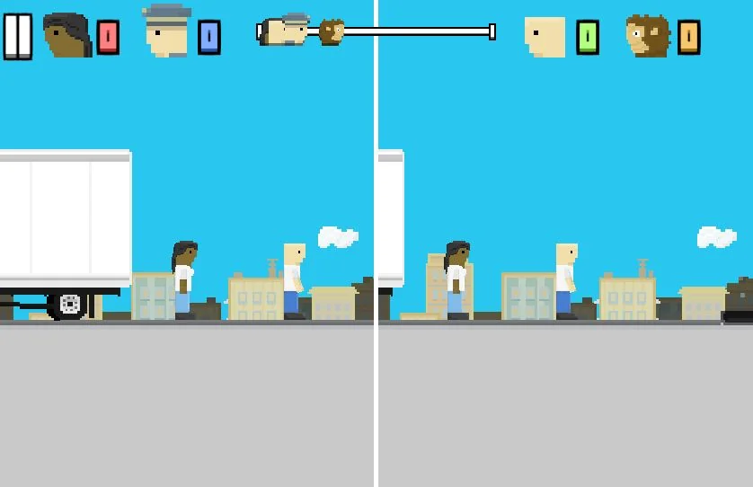 Getaway Shootout game interface