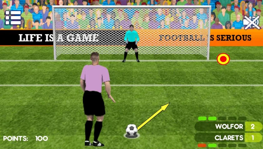 Penalty Shooters Game Interface