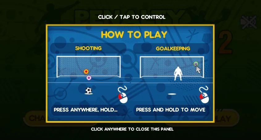 Penalty Shooters how to play