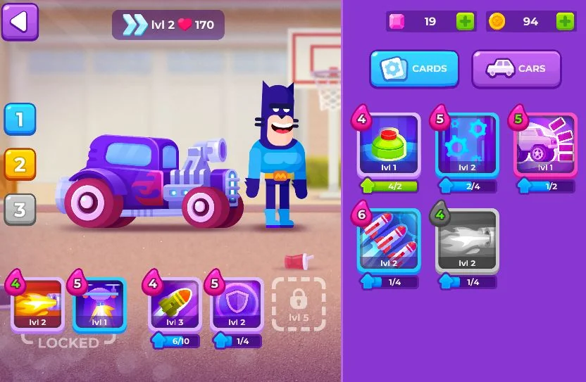 Power-Up Arsenal of Mad Racers