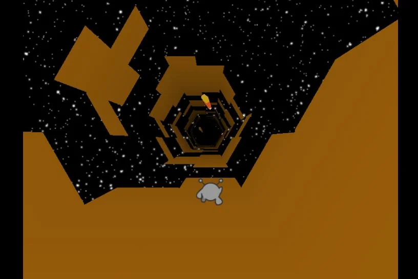 Run 3 game play interface