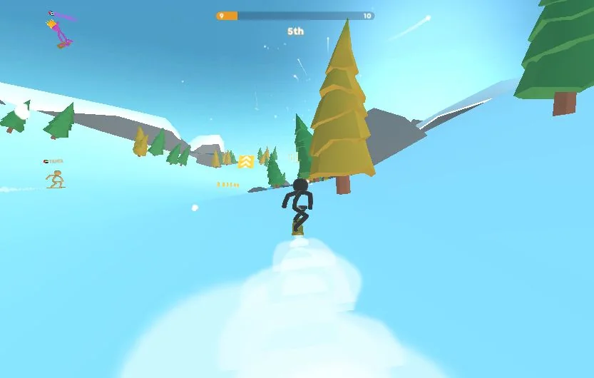 Vivid visuals of Icy Dash