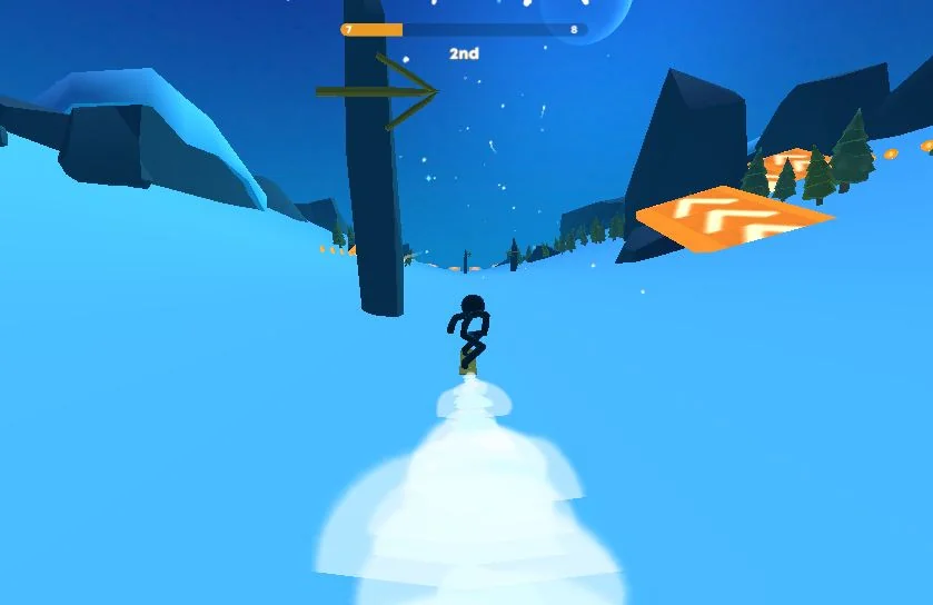 icy dash gameplay interface