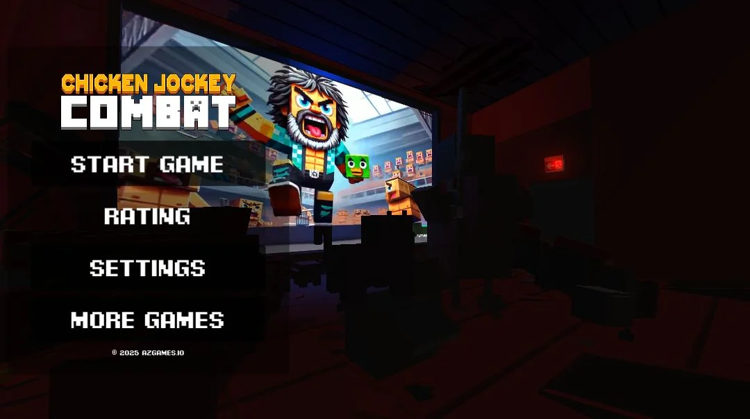 Chicken Jockey Combat screenshot of main interface