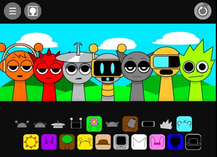 many instruments are available in Sprunki game