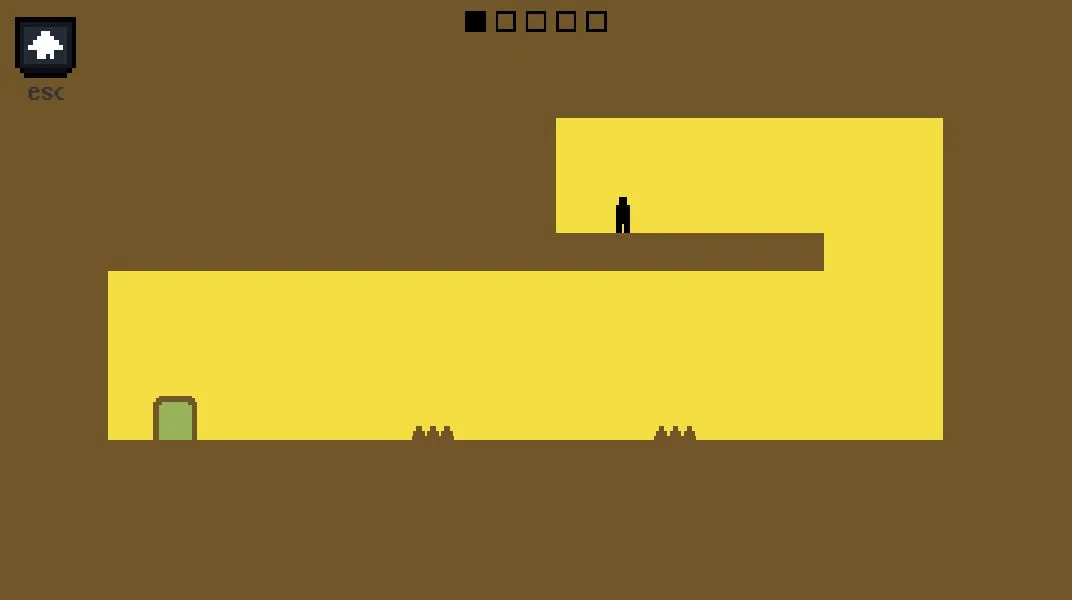 Pixel Path game with simple retro style