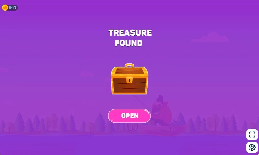 tiny fishing hidden treasure